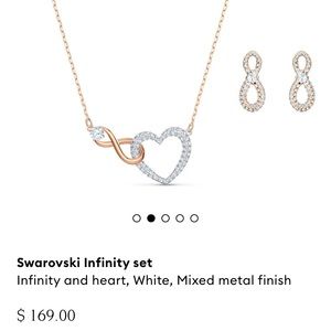 Brand new Swarovski Crystal necklace and earrings